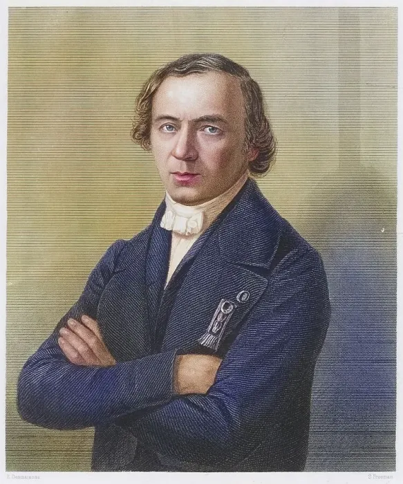 Framed Print : Jean Baptiste Dumas (1814-1884)