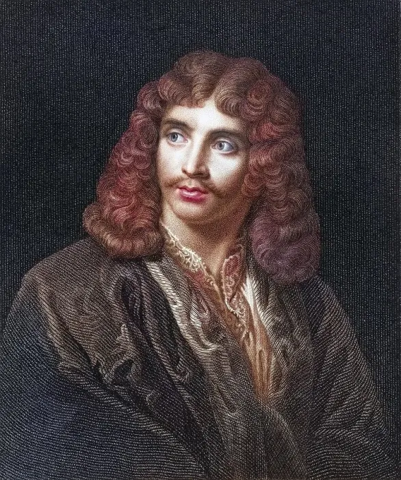 Framed Print : Jean Baptiste Poquelin Moliere 1622-1673