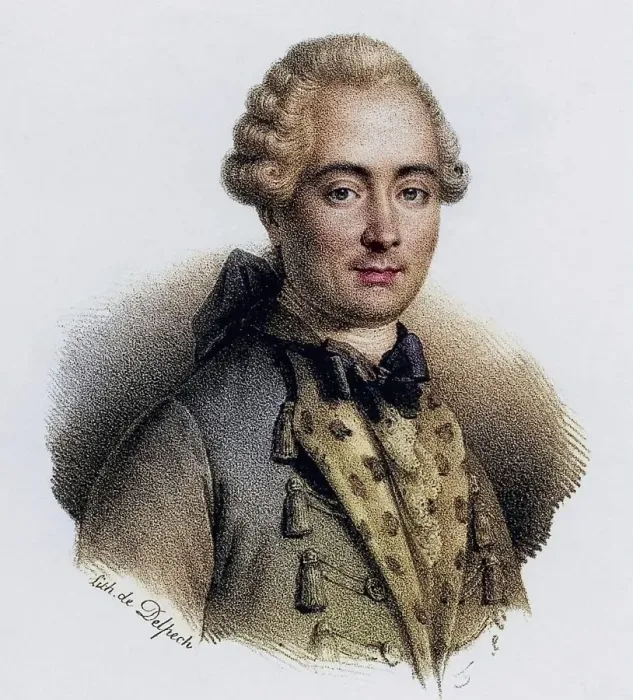 Framed Print : Jean Francois de La Harpe (1739-1803)