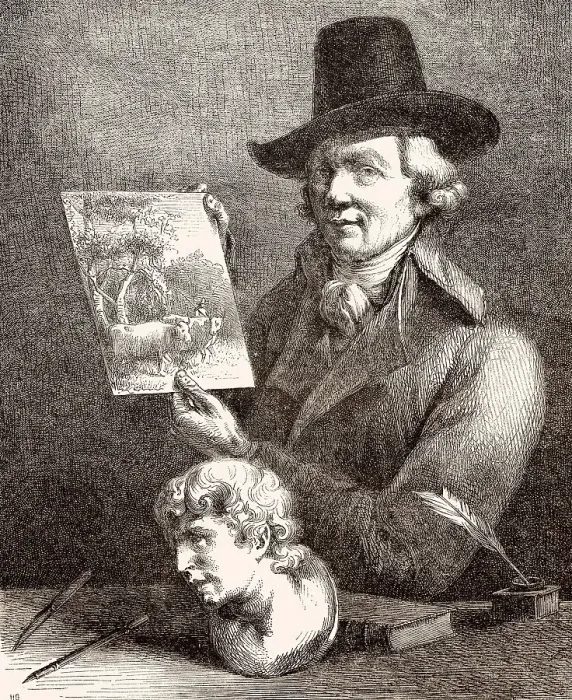 Framed Print : Jean-Jacques de Boissieu, 1736-1810