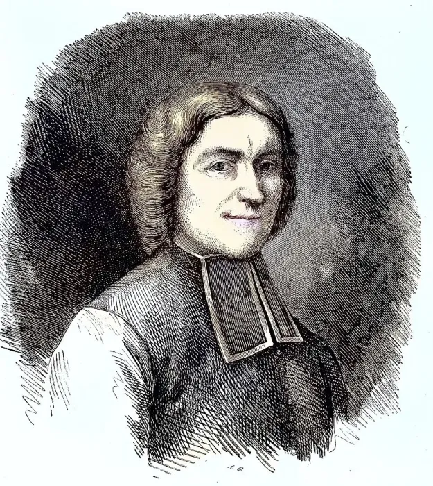 Framed Print : Jean Lebeuf, born 1687, died 1760
