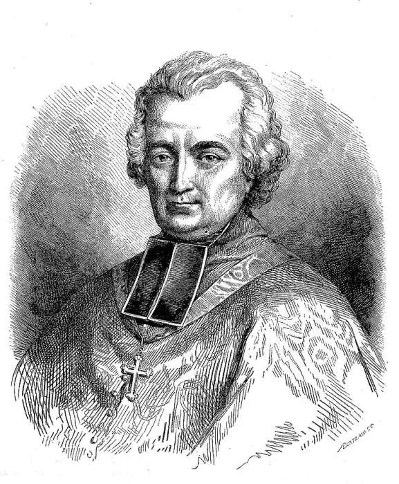 Framed Print : Jean-Louis Anne Madelain Lefebvre de Cheverus