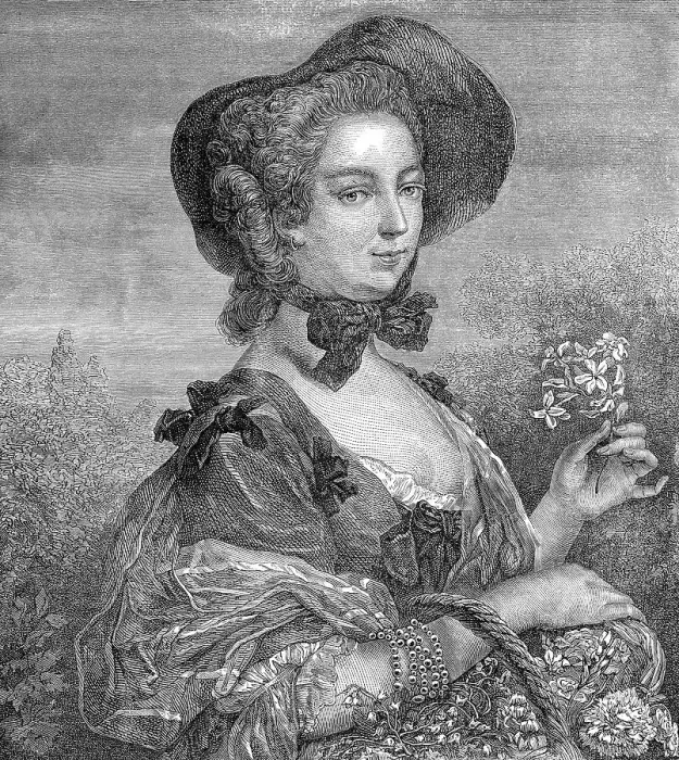 Framed Print : Jeanne Antoinette Poisson, Marquise de Pompadour