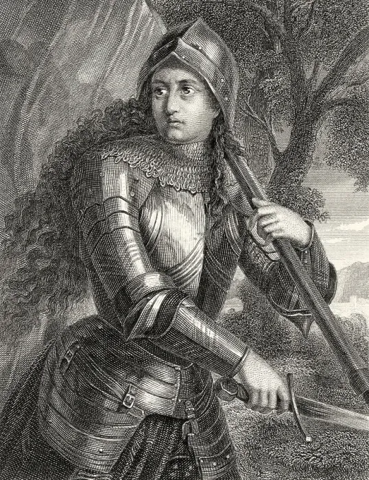 Framed Print : Jeanne d'Arc or Joan of Arc