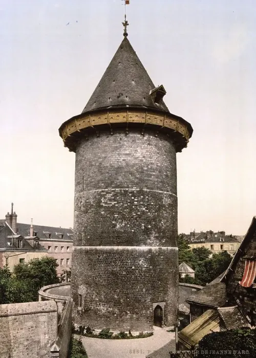 Framed Print : Jeanne d'Arc Tower, Tour Jeanne d'Arc
