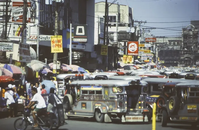 Framed Print : Jeepney, minibuses and other vehicles Framed Print : Jeepney, minibuses and other vehicles