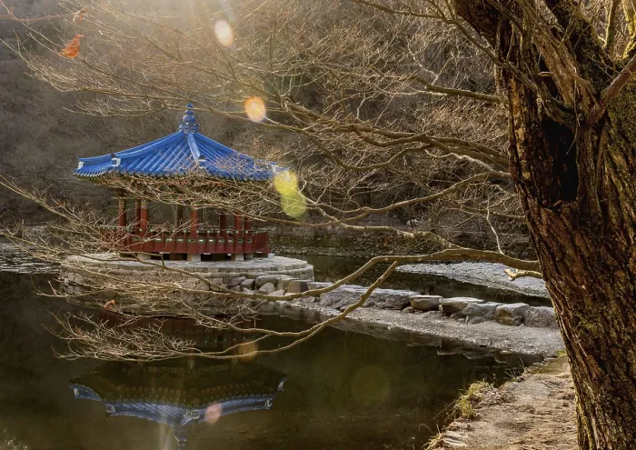 Framed Print : Jeongeup-si, South Korea. December 8 Framed Print : Jeongeup-si, South Korea. December 8