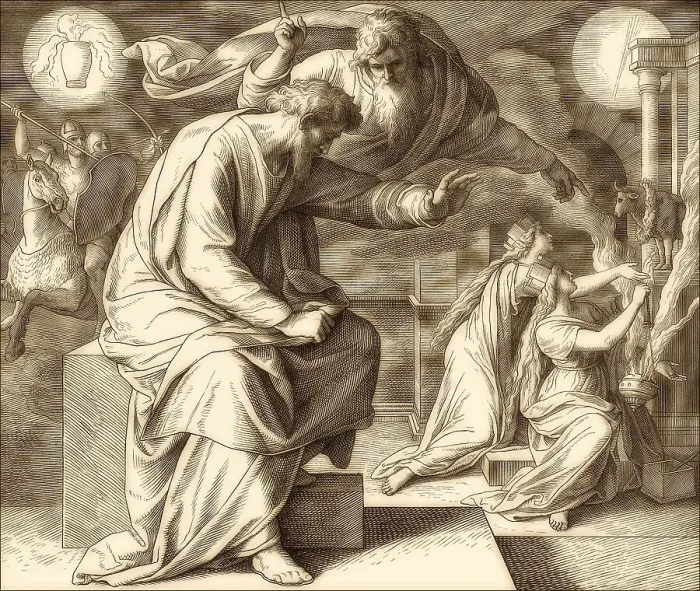 Framed Print : Jeremiah's Call, Old Testament