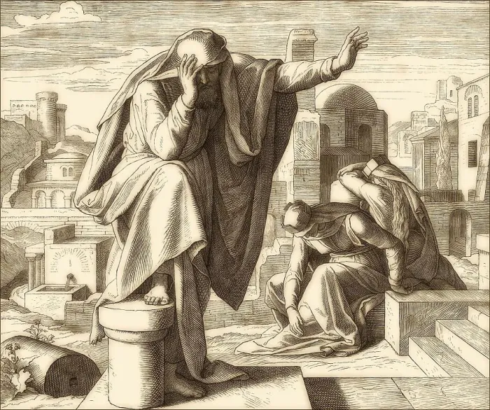 Framed Print : Jeremiah's Lament, Old Testament Framed Print : Jeremiah's Lament, Old Testament