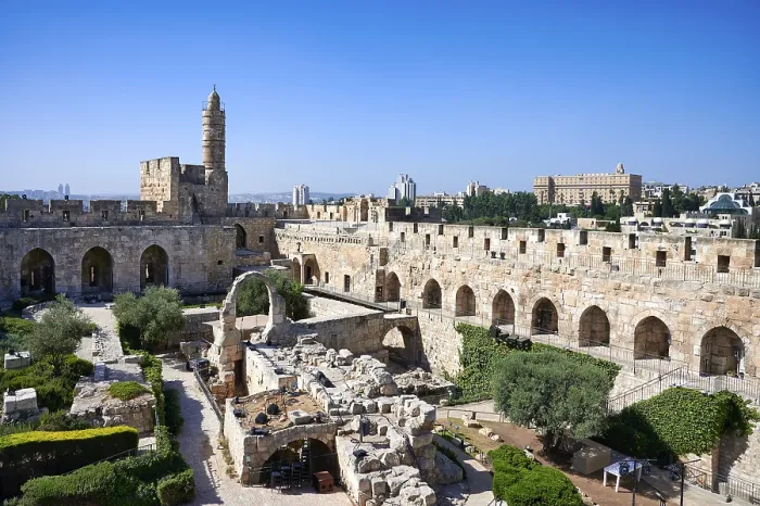 Framed Print : Jerusalem Israel. The tower of david citadel