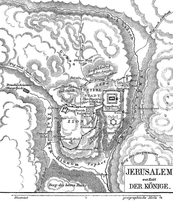 Framed Print : Jerusalem in the time of the kings