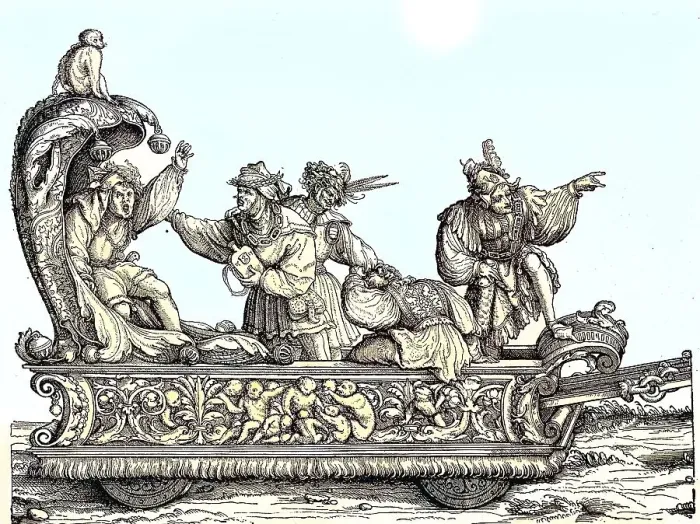 Framed Print : A jester, court jester or jester was historically an entertainer in the Middle Ages and Renaissance