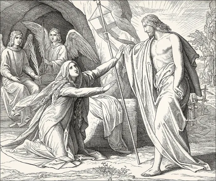 Framed Print : Jesus Appears to Mary Magdalene