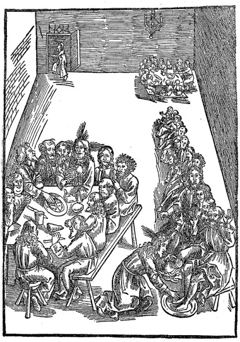 Framed Print : Jesus Christ, Last Supper and Washing of Feet