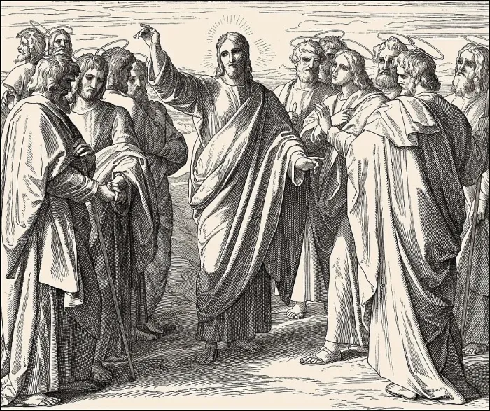 Framed Print : Jesus Sends out the Twelve Disciples Framed Print : Jesus Sends out the Twelve Disciples