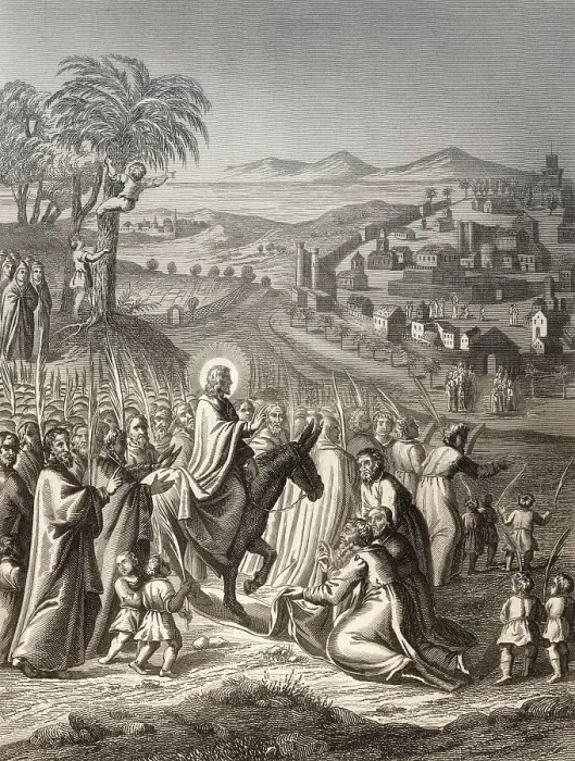 Framed Print : Jesus's triumphal entry into Jerusalem on Palm Sunday Framed Print : Jesus's triumphal entry into Jerusalem on Palm Sunday