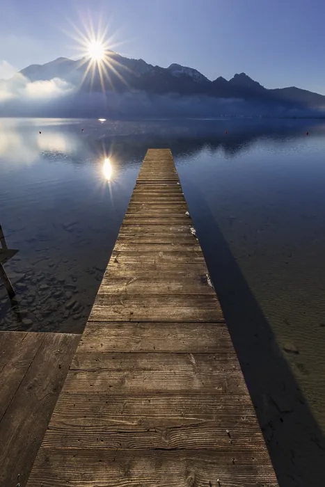 Framed Print : Jetty, boat dock, lake, reflection Framed Print : Jetty, boat dock, lake, reflection