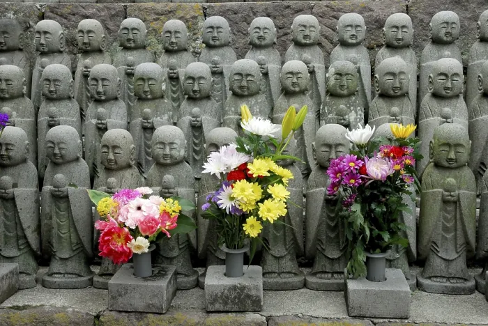 Framed Print : Jinzo statues, Jizo- bosatsu, rabbit dera temple Framed Print : Jinzo statues, Jizo- bosatsu, rabbit dera temple