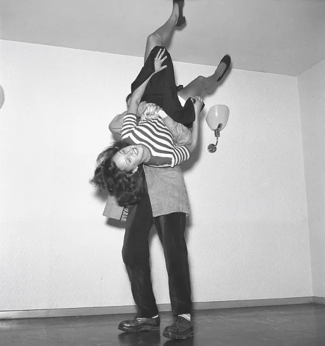 Framed Print : Jitterbug dance. A dance popularized in the United states and spread by American soldiers and sailors around the world during the Second world war. Pictured here Erik Danielsen and Miss Gunvor Johansson when dancing the Jitterbug dance 1944 Framed Print : Jitterbug dance. A dance popularized in the United states and spread by American soldiers and sailors around the world during the Second world war. Pictured here Erik Danielsen and Miss Gunvor Johansson when dancing the Jitterbug dance 1944