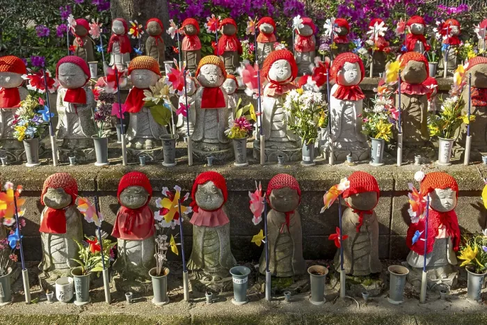 Framed Print : Jizo statues at the Garden of Unborn Children Framed Print : Jizo statues at the Garden of Unborn Children