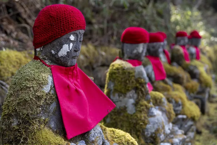 Framed Print : Jizo statues in Kanmangafuchi Abyss