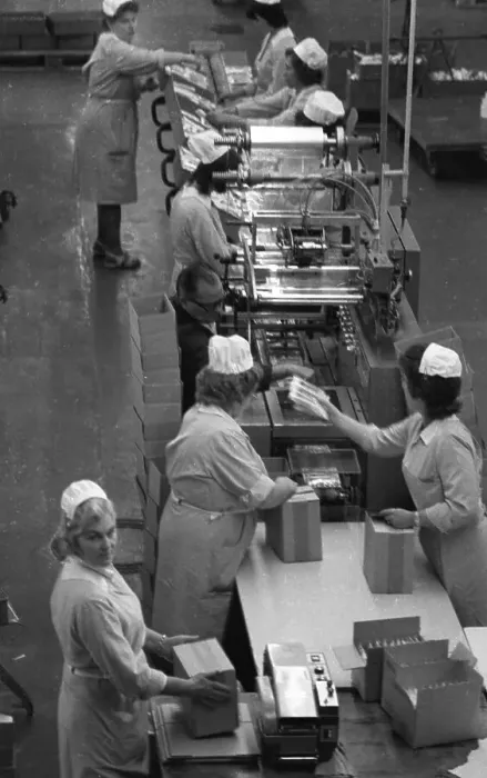Framed Print : Jobs in a chocolate factory of the Coop Group 9