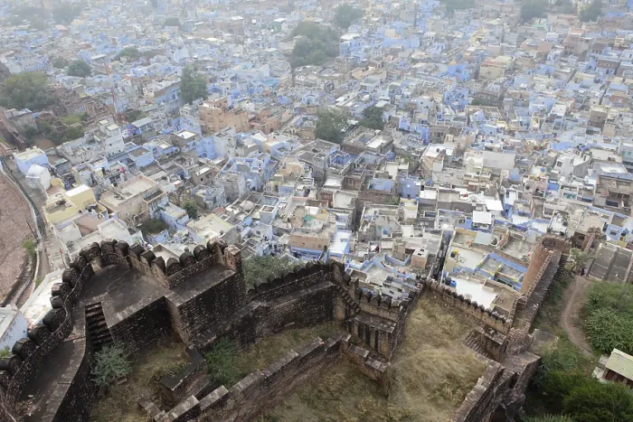 Framed Print : Jodhpur, the blue city, seen from Mehrangarh Fort
