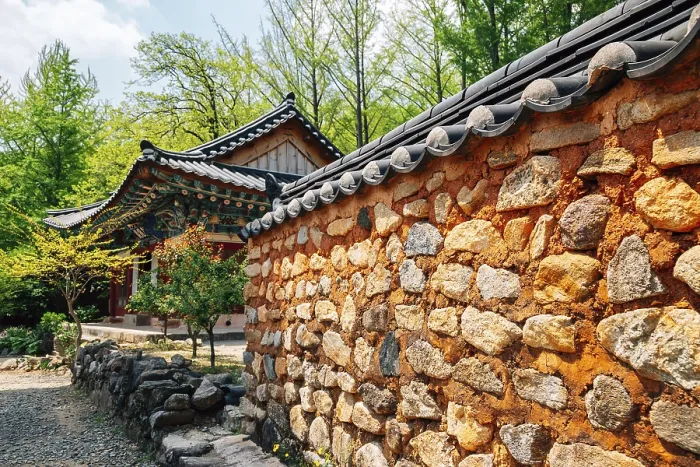 Framed Print : Jogyesan mountain Seonamsa Temple in Suncheon