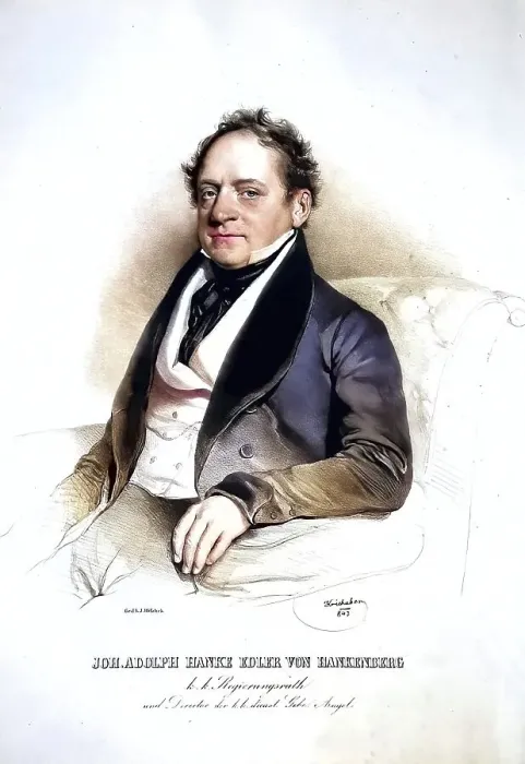 Framed Print : Johann Adolf Hanke von Hankenberg