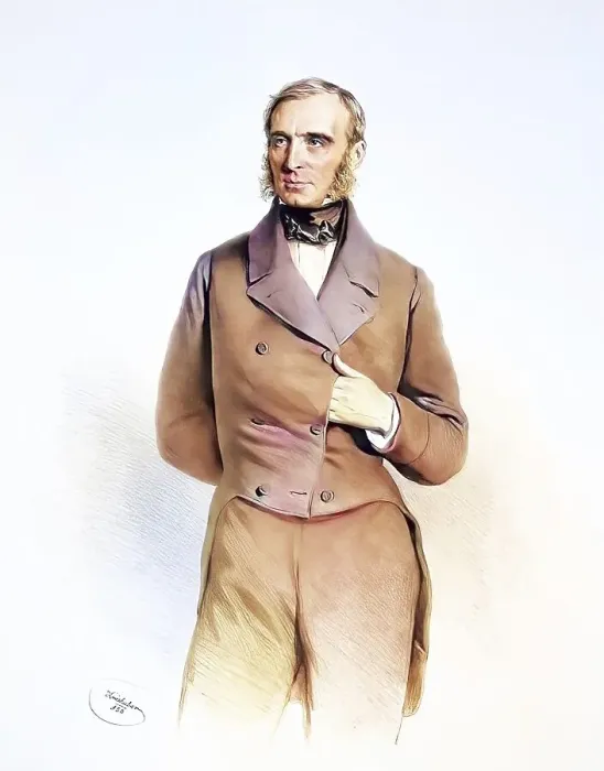 Framed Print : Johann Anton Freiherr von Brentano (1803)