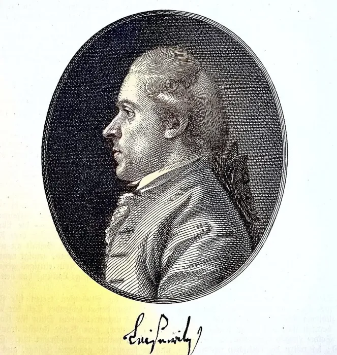 Framed Print : Johann Anton Leisewitz, 9 May 1752- 10 September 1806
