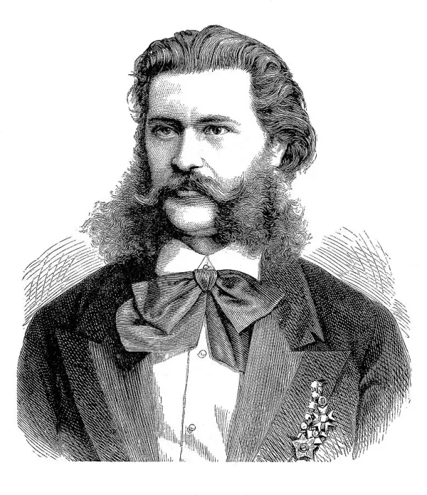 Framed Print : Johann Baptist Strauss, 25 October 1825 to 3 June 1899