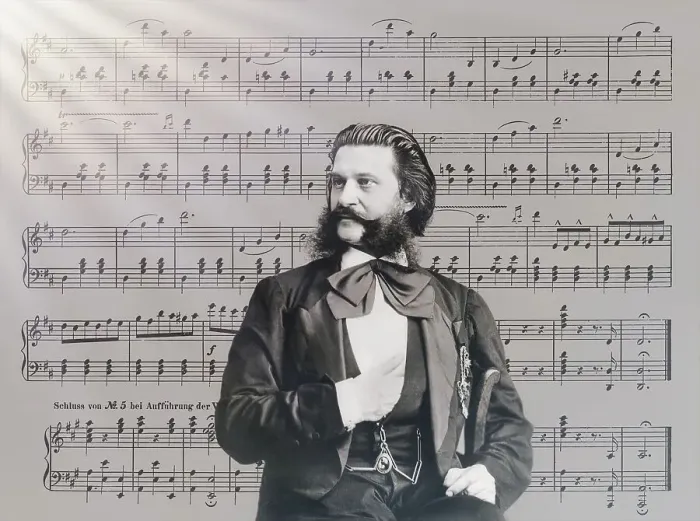 Framed Print : Johann Baptist Strauss II, 1825 - 1899 Framed Print : Johann Baptist Strauss II, 1825 - 1899