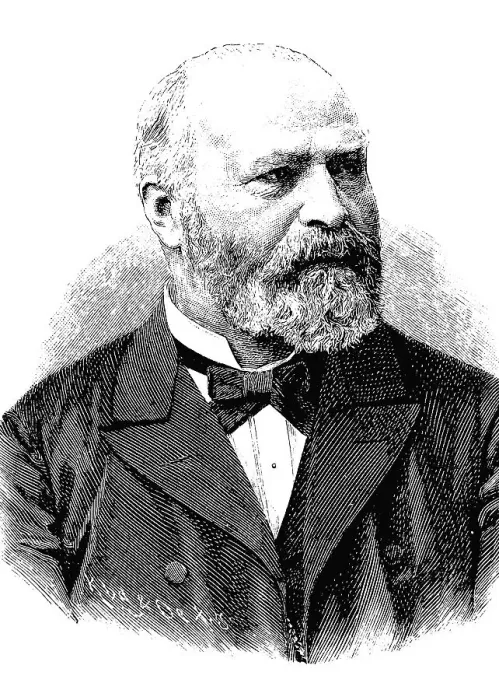 Framed Print : Johann Bernhard Aloys Gudden, since 1875