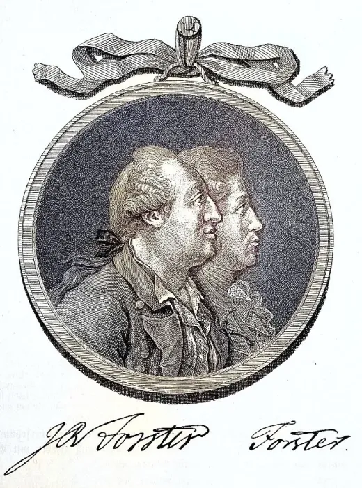 Framed Print : Johann Georg Adam Forster, 27 November 1754 Framed Print : Johann Georg Adam Forster, 27 November 1754