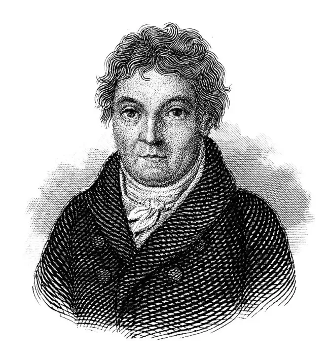 Framed Print : Johann Gottlieb Fichte, 1762 - 1814