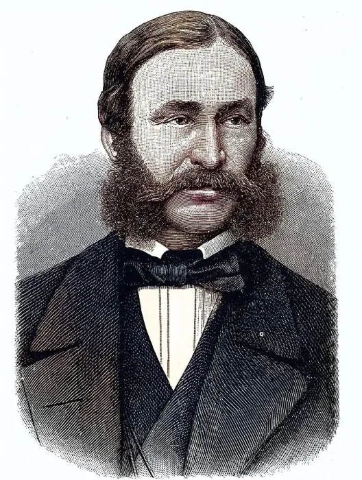 Framed Print : Johann Heinrich Barth (born 16 February 1821 in Hamburg died 25 November 1865 in Berlin)