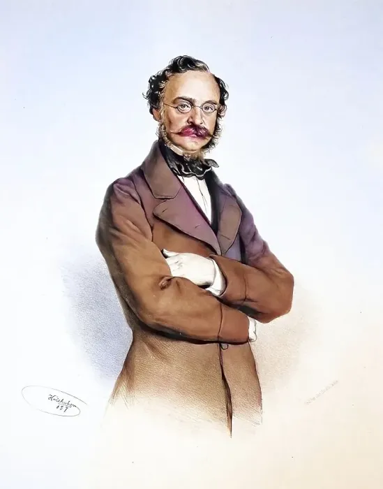 Framed Print : Johann Hoenig (1810-1886)