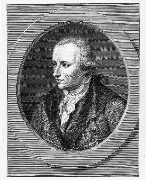 Framed Print : Johann Jakob Wilhelm Heinse (1746-1803)