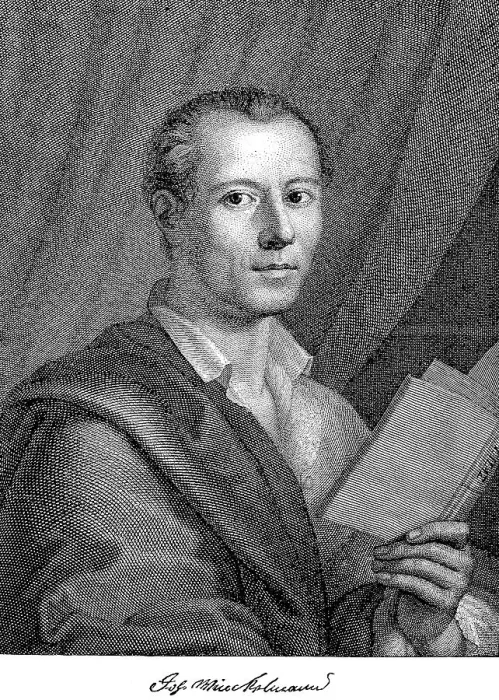 Framed Print : Johann Joachim Winckelmann, 9 December 1717