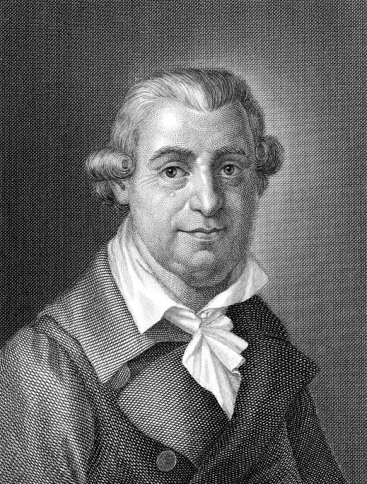 Framed Print : Johann Karl August Musaeus, 1735 - 1787