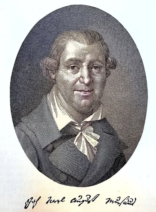 Framed Print : Johann Karl August Musaeus, 29 March 1735 Framed Print : Johann Karl August Musaeus, 29 March 1735