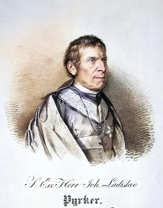 Framed Print : Johann Ladislaus Pyrke, actually Pyrker von Felsoe-Eoer