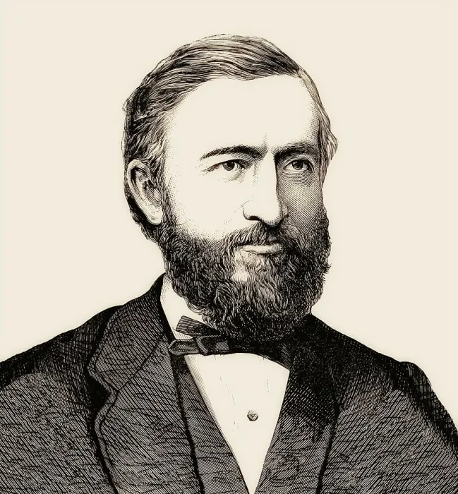 Framed Print : Johann Philipp Reis, 1834 - 1874