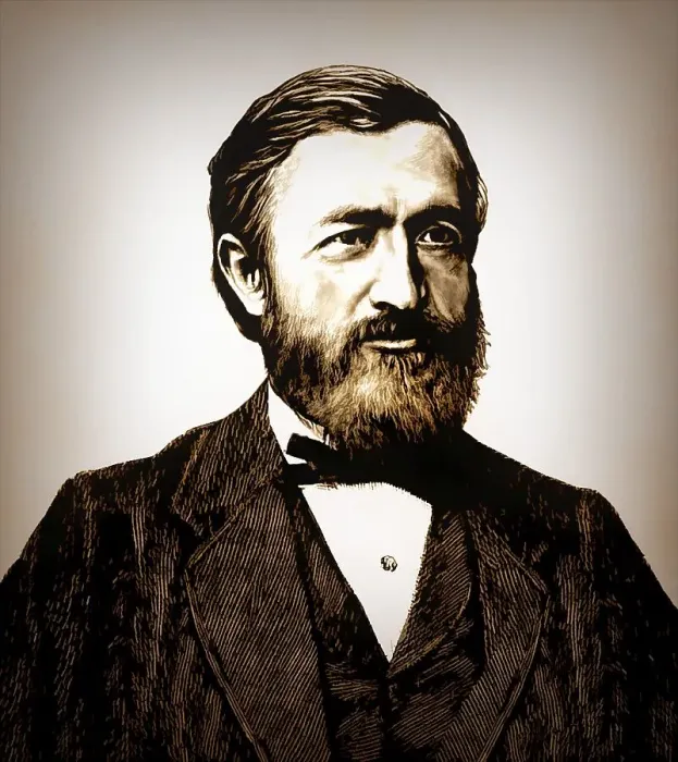 Framed Print : Johann Philipp Reis, 1834 - 1874