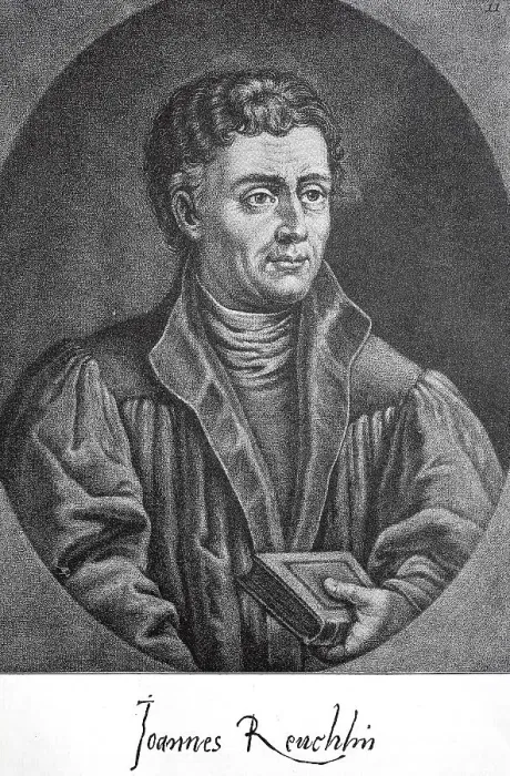 Framed Print : Johann Reuchlin, 29 January 1455