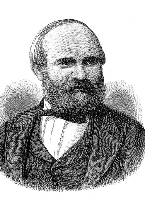 Framed Print : Johann Samuel Heinrich Kiepert (born 31 July 1818)