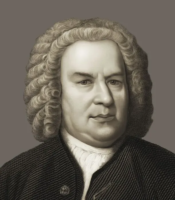 Framed Print : Johann Sebastian Bach, 1685, 1750