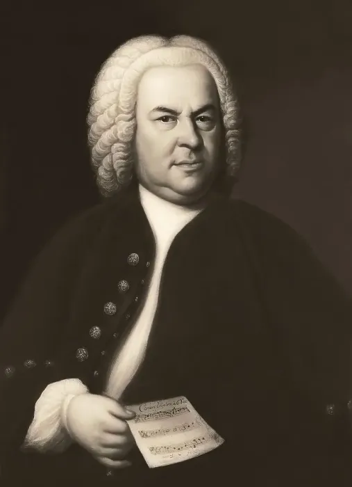 Framed Print : Johann Sebastian Bach, 1685, 1750
