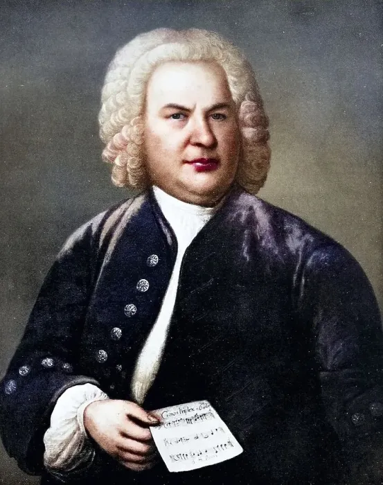 Framed Print : Johann Sebastian Bach was a German composer and musician of the Baroque period